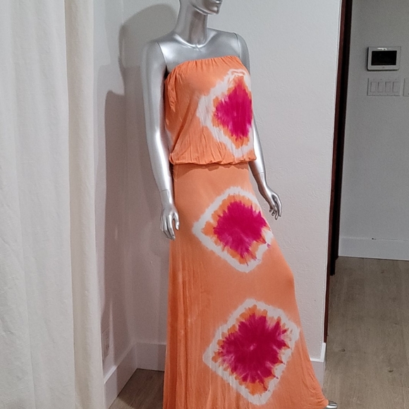 Young Fabulous& Broke Strapless Maxi Dress - Picture 2 of 5